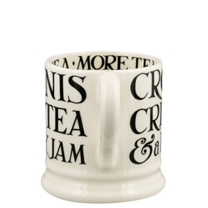 Emma Bridgewater Black Toast Cream Tea Half Pint Mug